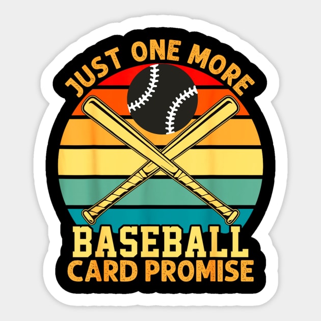 Just one more baseball card promise, sports, trading cards Sticker by Mega-st